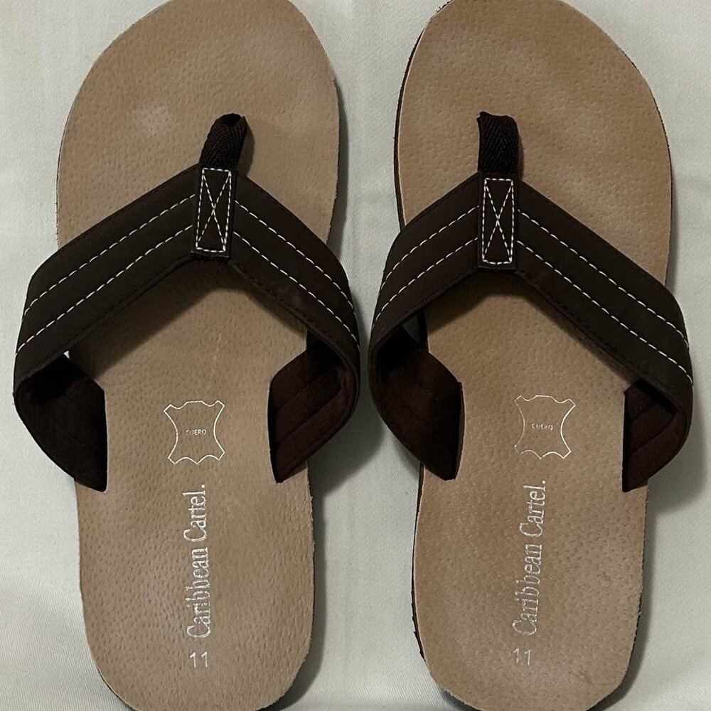 Caribbean Cartel - Brown Flip-Flops